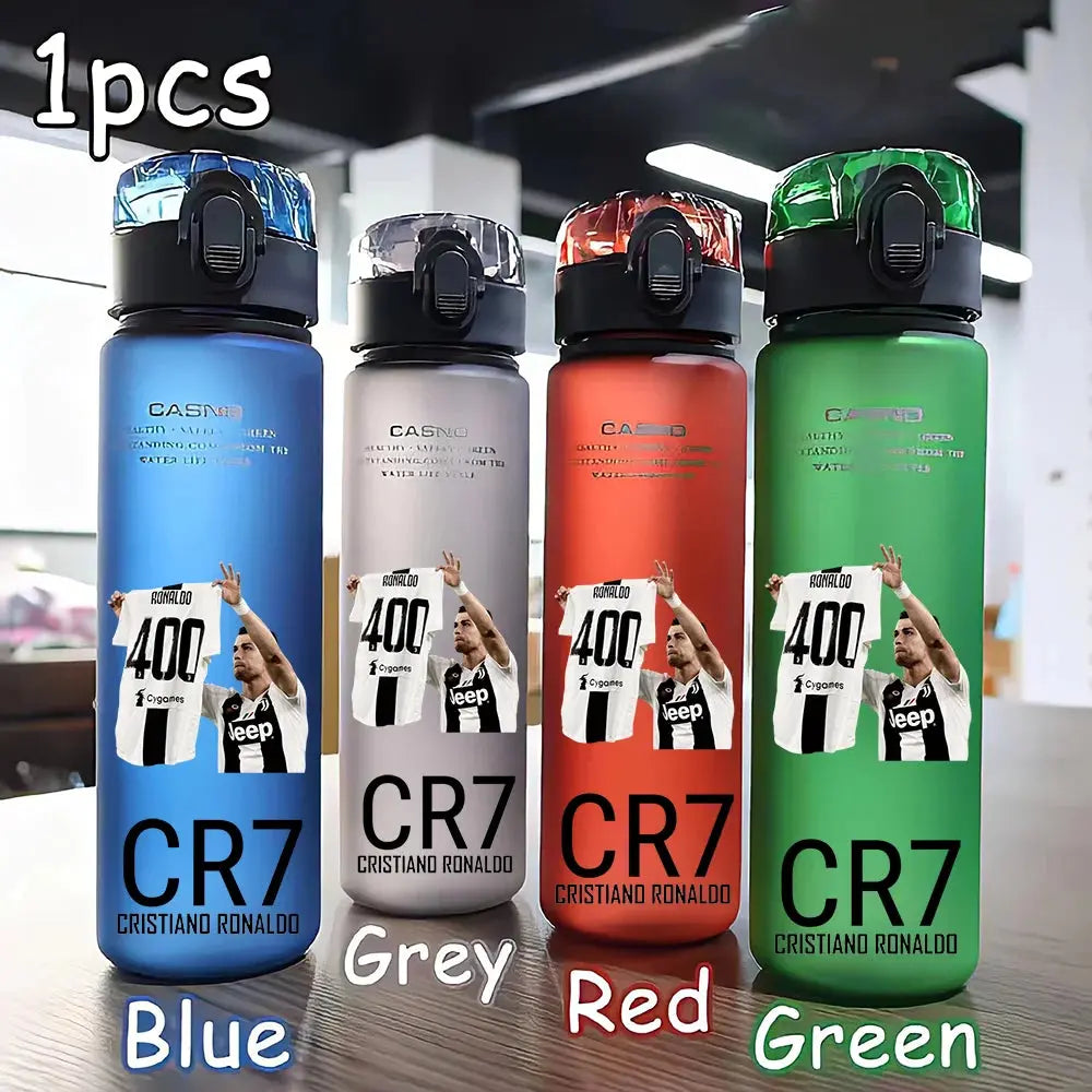Gourde d'Eau Cristiano Ronaldo 560ML Four-color Portable Sports Outdoor Camping Football Star Water Bottle CR7 Gourde Bottle®