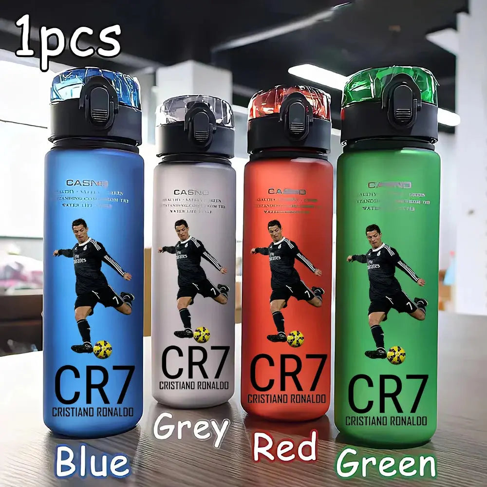 Gourde d'Eau Cristiano Ronaldo 560ML Four-color Portable Sports Outdoor Camping Football Star Water Bottle CR7 Gourde Bottle®
