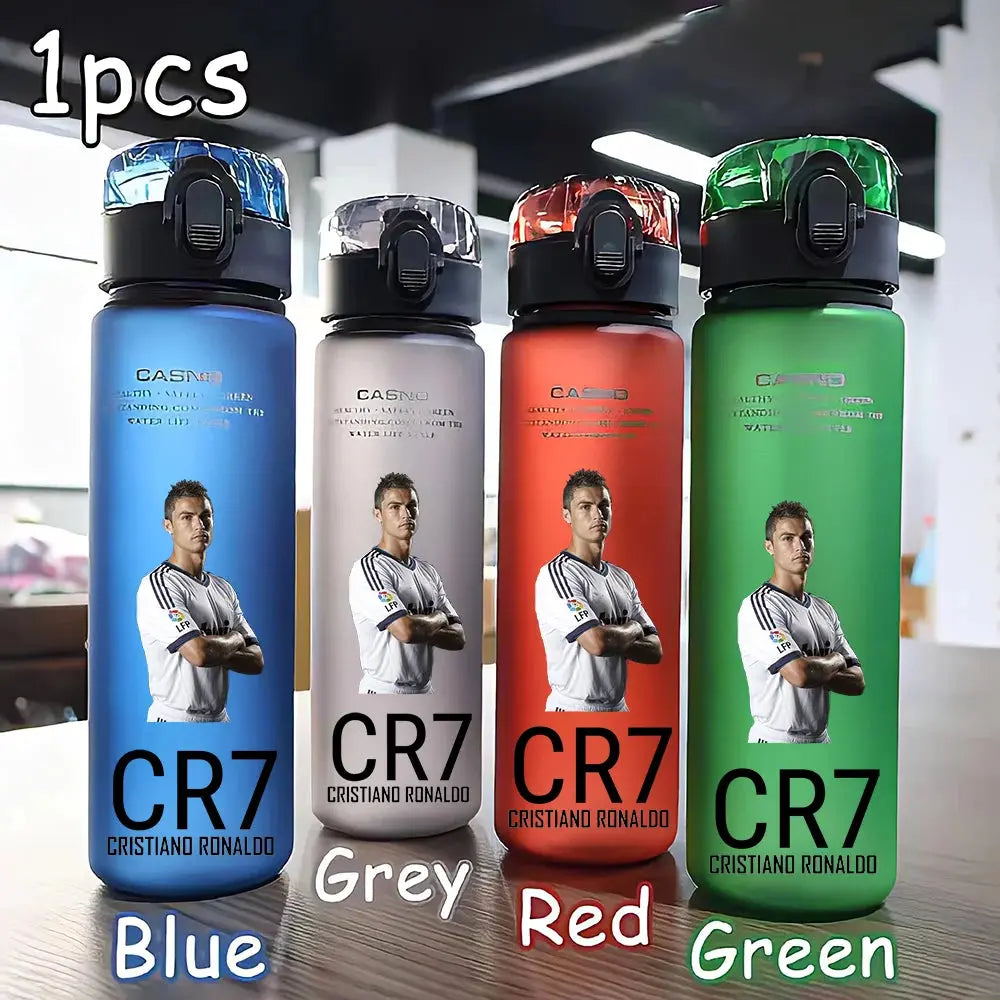 Gourde d'Eau Cristiano Ronaldo 560ML Four-color Portable Sports Outdoor Camping Football Star Water Bottle CR7 Gourde Bottle®