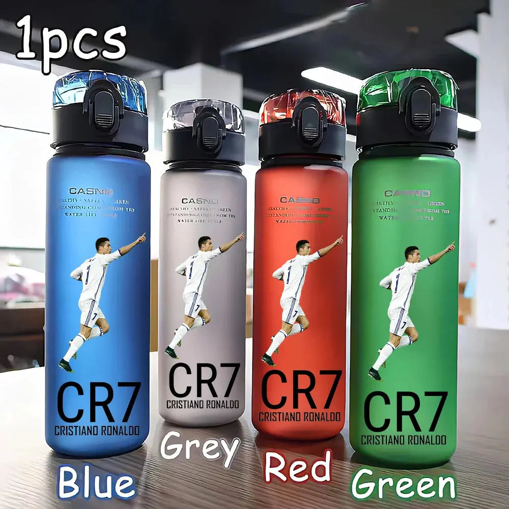 Gourde d'Eau Cristiano Ronaldo 560ML Four-color Portable Sports Outdoor Camping Football Star Water Bottle CR7 Gourde Bottle®
