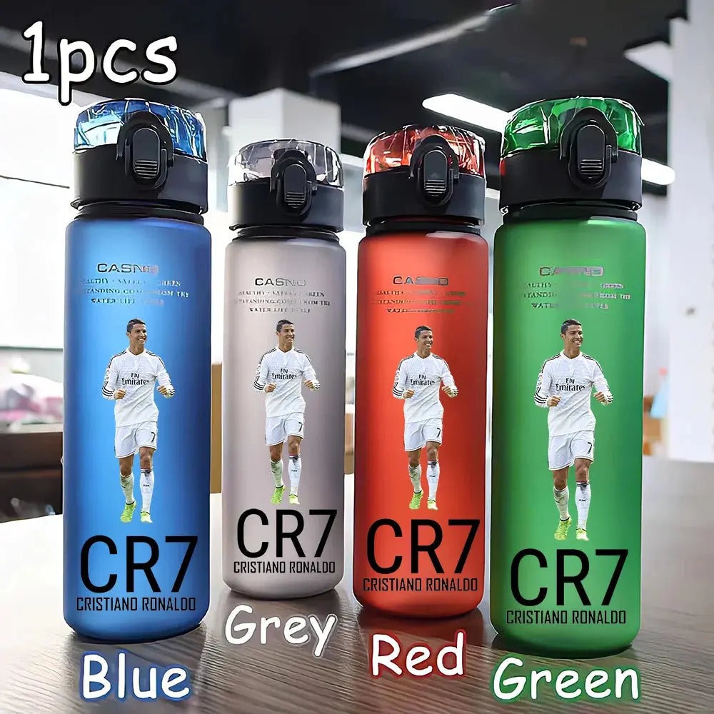 Gourde d'Eau Cristiano Ronaldo 560ML Four-color Portable Sports Outdoor Camping Football Star Water Bottle CR7 Gourde Bottle®