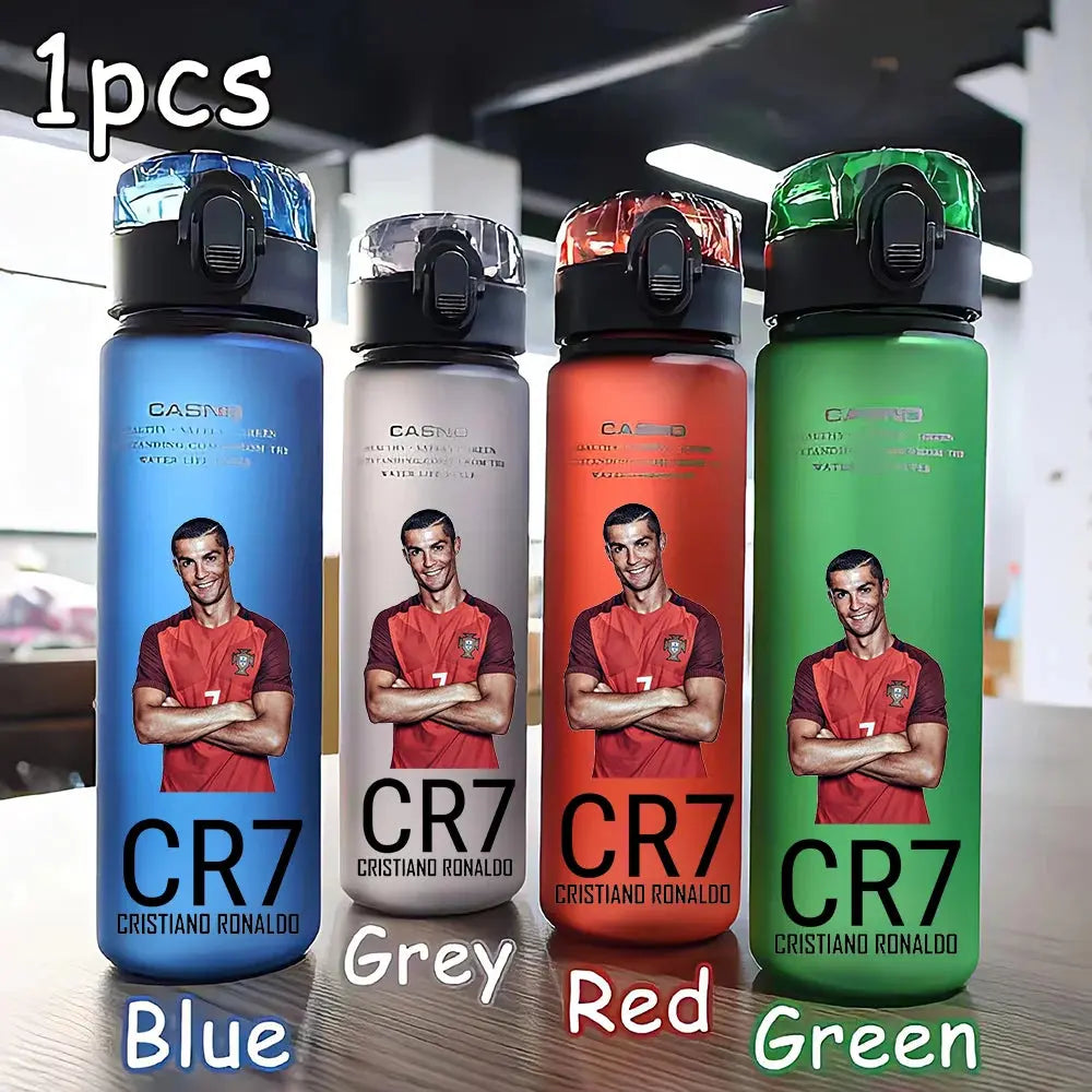 Gourde d'Eau Cristiano Ronaldo 560ML Four-color Portable Sports Outdoor Camping Football Star Water Bottle CR7 Gourde Bottle®
