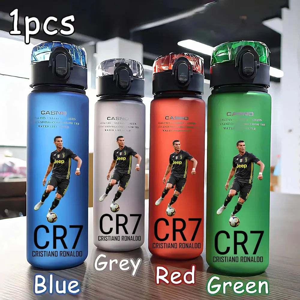 Gourde d'Eau Cristiano Ronaldo 560ML Four-color Portable Sports Outdoor Camping Football Star Water Bottle CR7 Gourde Bottle®
