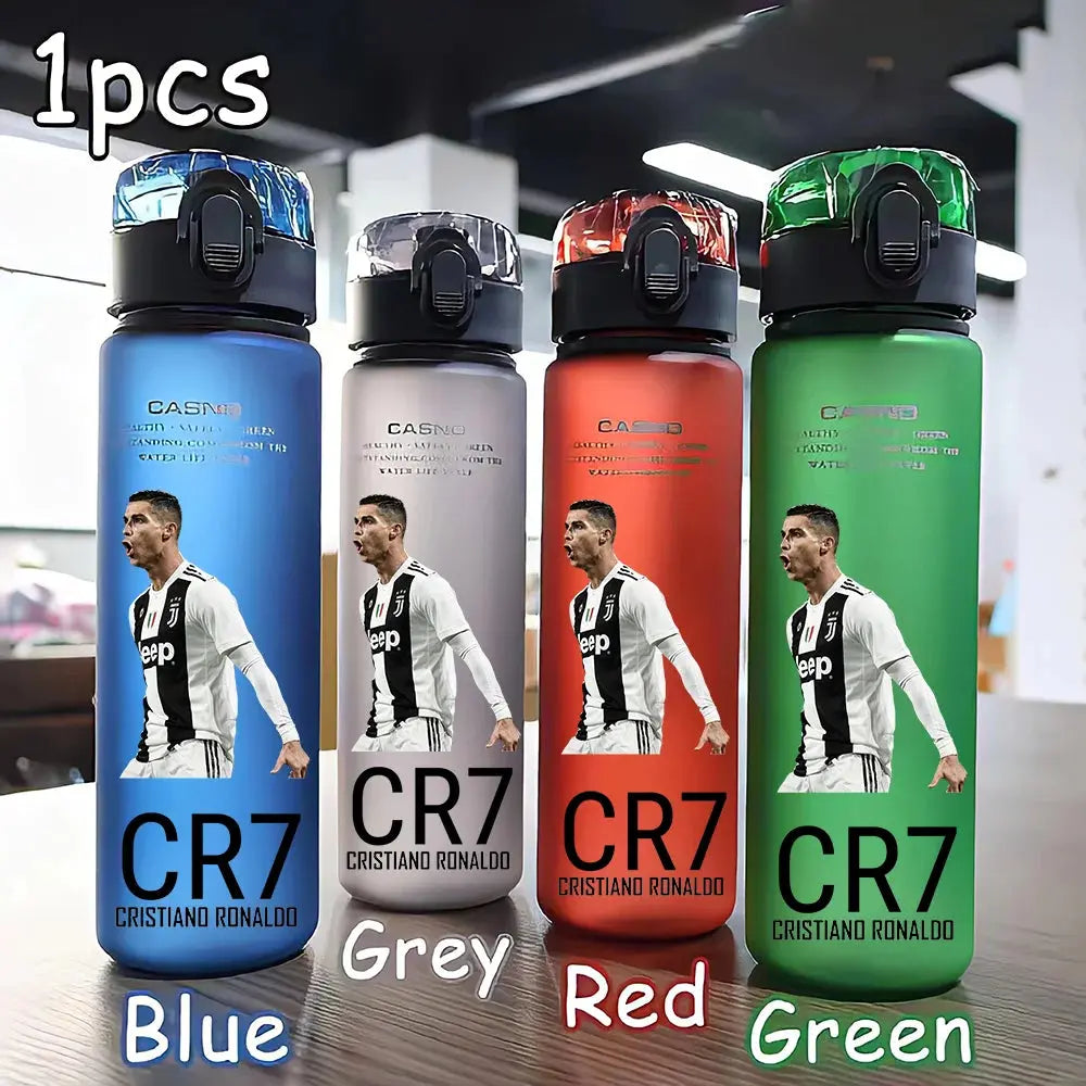 Gourde d'Eau Cristiano Ronaldo 560ML Four-color Portable Sports Outdoor Camping Football Star Water Bottle CR7 Gourde Bottle®