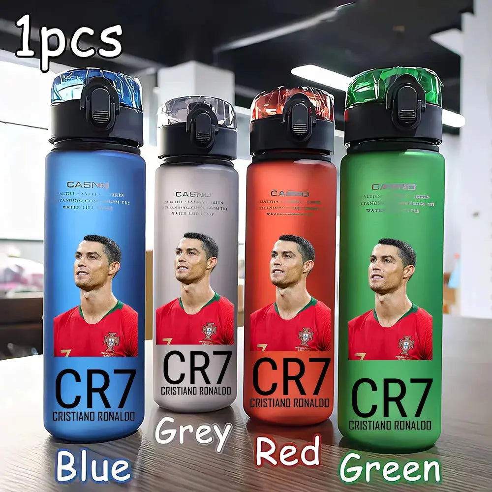 Gourde d'Eau Cristiano Ronaldo 560ML Four-color Portable Sports Outdoor Camping Football Star Water Bottle CR7 Gourde Bottle®