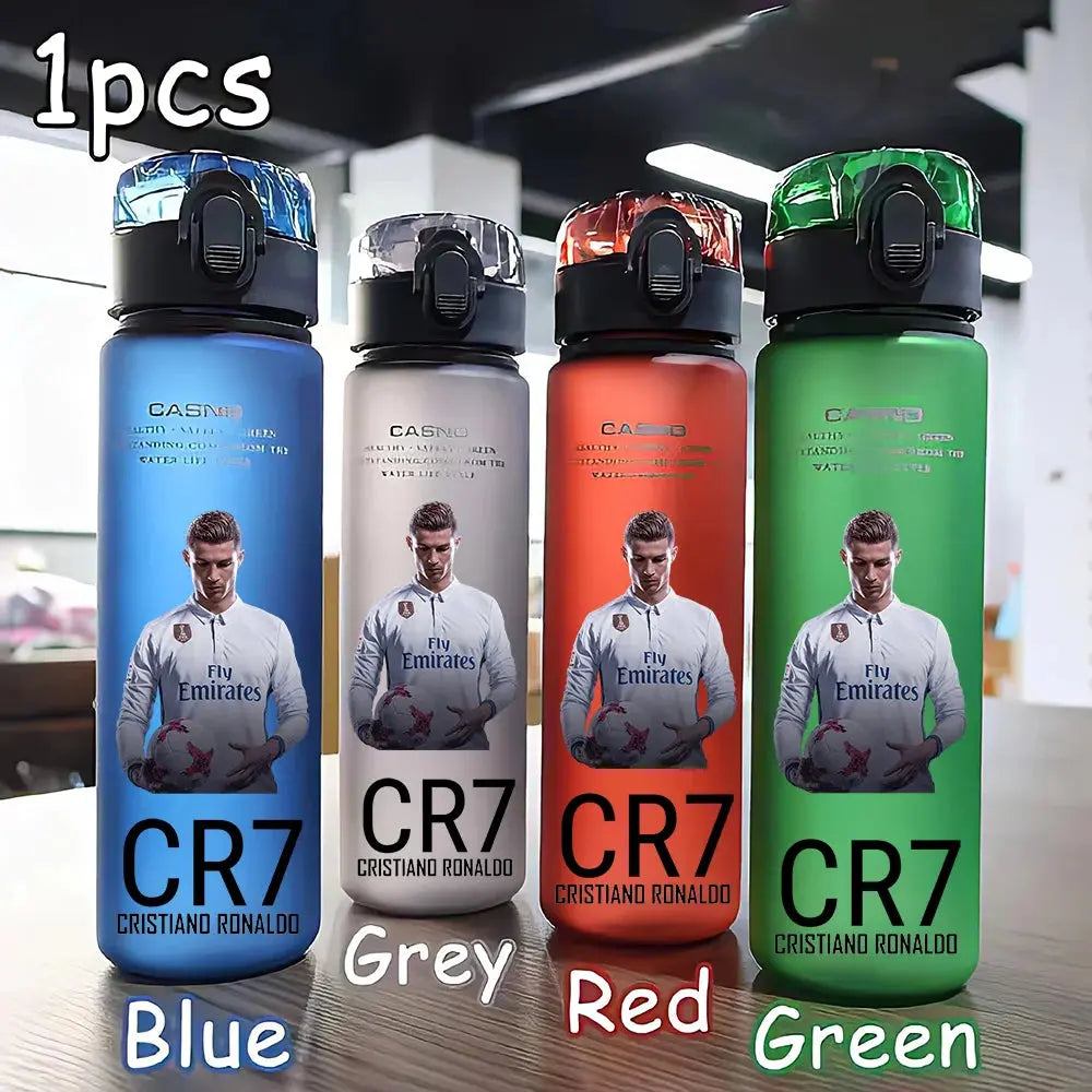 Gourde d'Eau Cristiano Ronaldo 560ML Four-color Portable Sports Outdoor Camping Football Star Water Bottle CR7 Gourde Bottle®