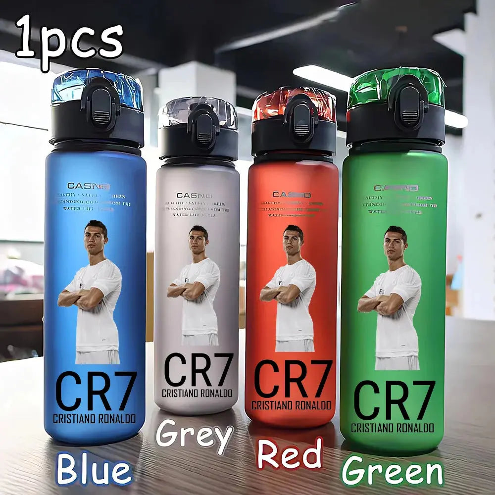 Gourde d'Eau Cristiano Ronaldo 560ML Four-color Portable Sports Outdoor Camping Football Star Water Bottle CR7 Gourde Bottle®