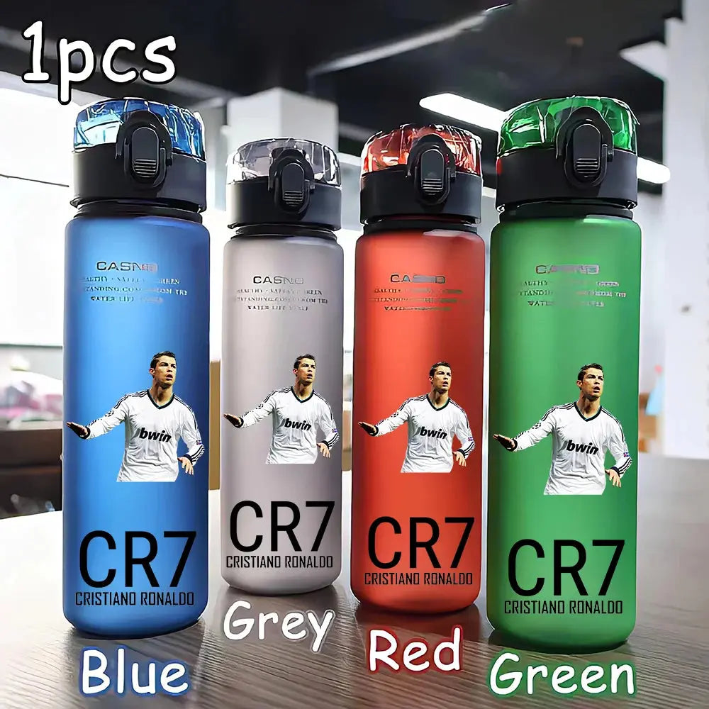 Gourde d'Eau Cristiano Ronaldo 560ML Four-color Portable Sports Outdoor Camping Football Star Water Bottle CR7 Gourde Bottle®
