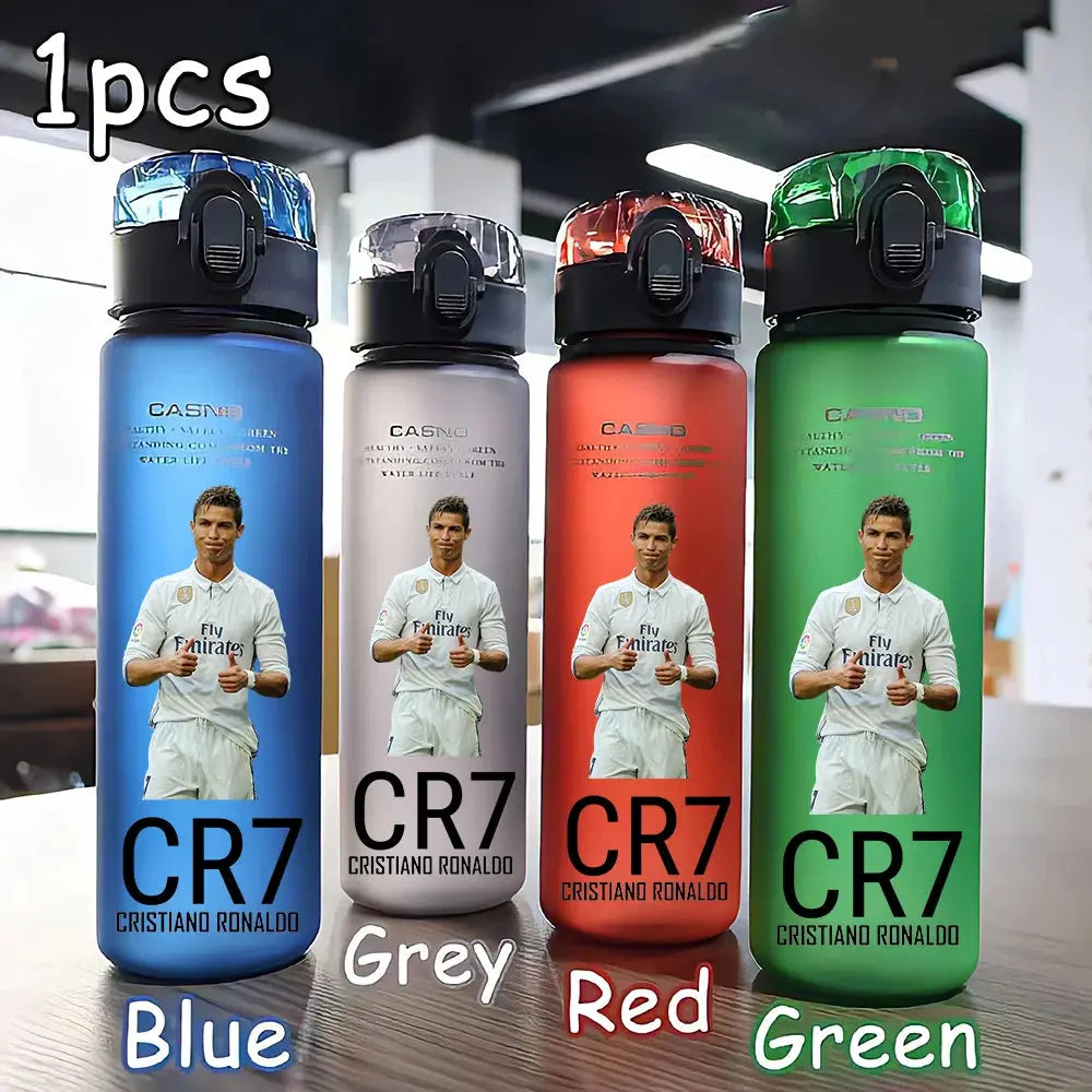 Gourde d'Eau Cristiano Ronaldo 560ML Four-color Portable Sports Outdoor Camping Football Star Water Bottle CR7 Gourde Bottle®