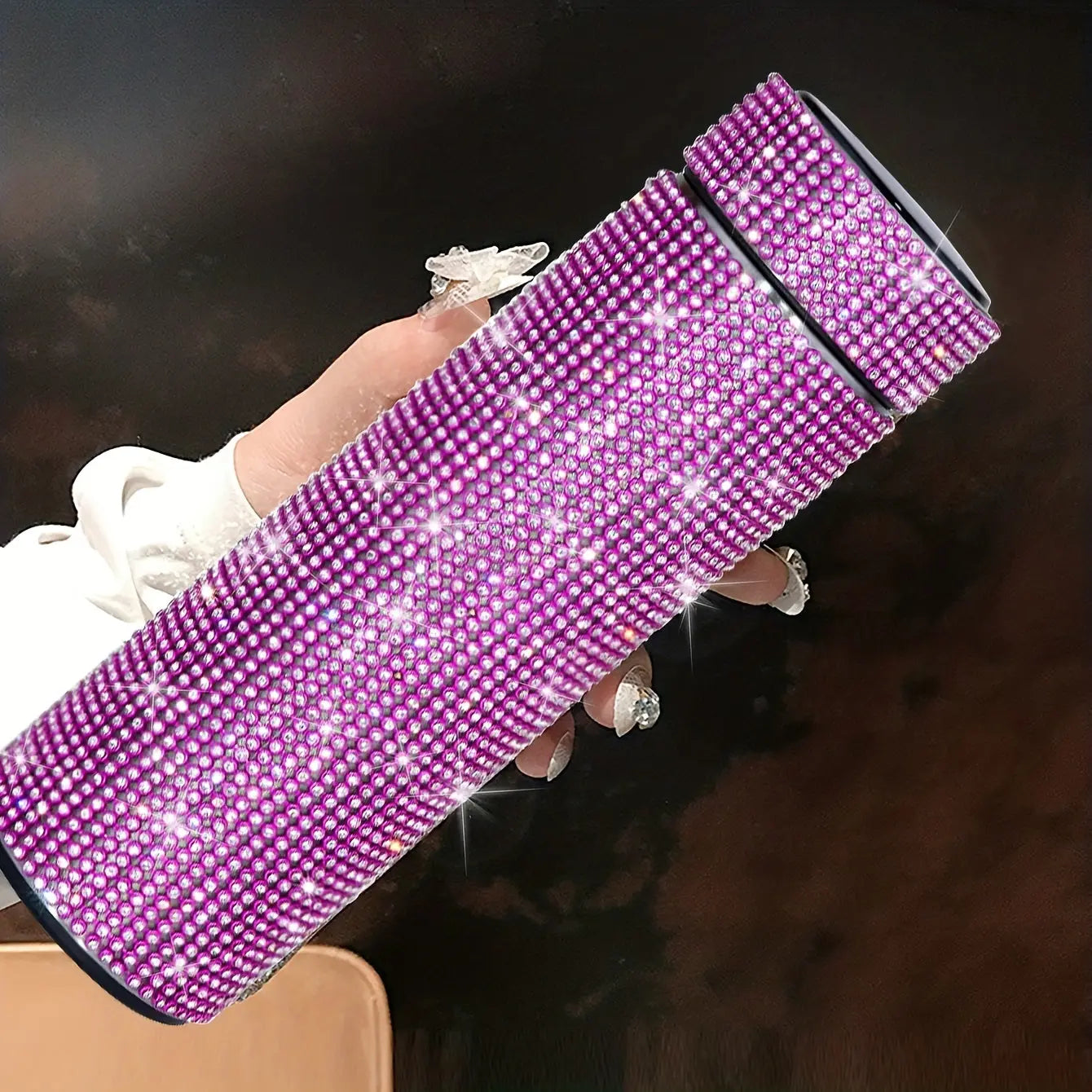 Gourde d'Eau Isotherme en Inox strass et diamant 500ml Gourde Bottle®