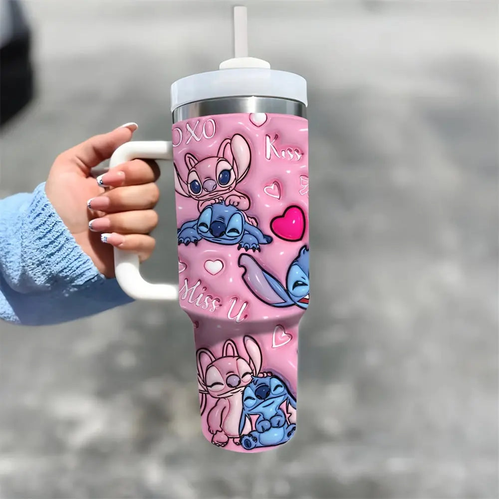 Gourde d'Eau Stitch et Angel 40oz (Disney) Gourde Bottle®