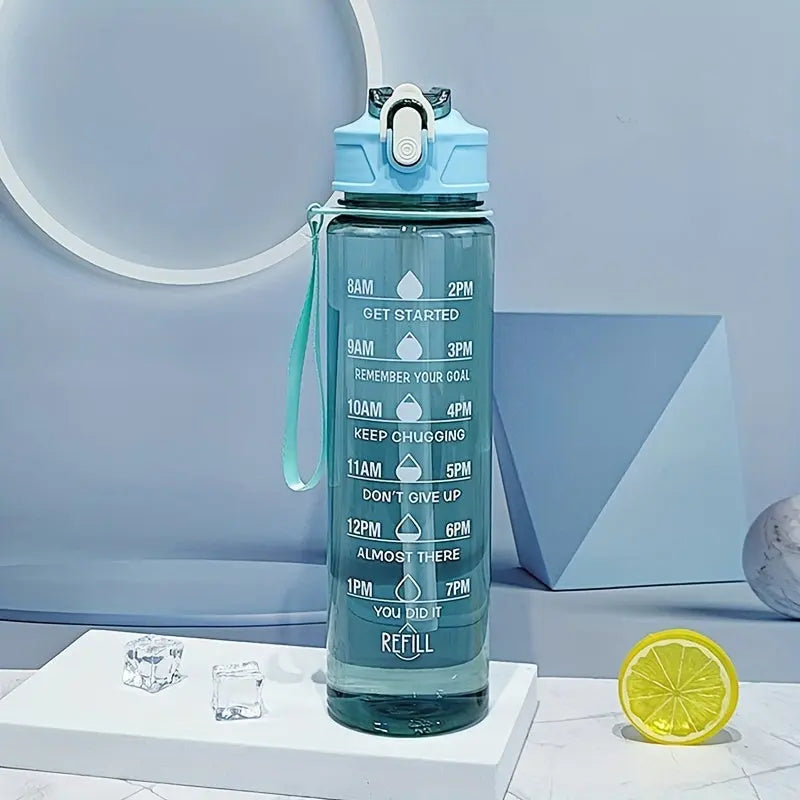 Gourde d'Eau de motivation 750ML Gourde Bottle®