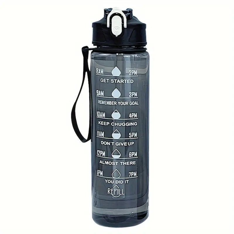 Gourde d'Eau de motivation 750ML Gourde Bottle®