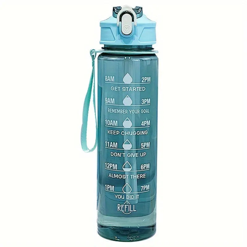 Gourde d'Eau de motivation 750ML Gourde Bottle®