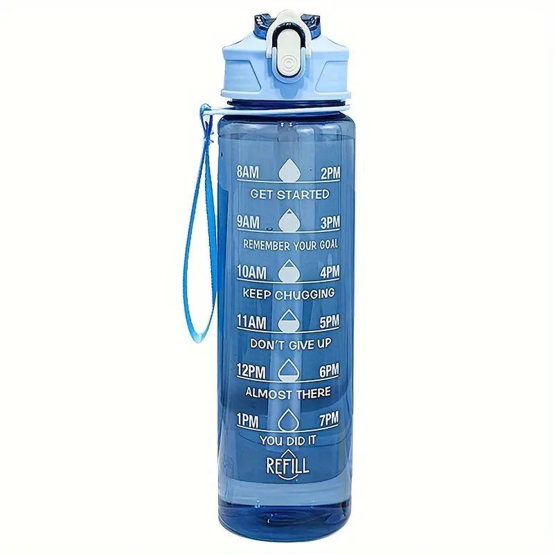 Gourde d'Eau de motivation 750ML Gourde Bottle®