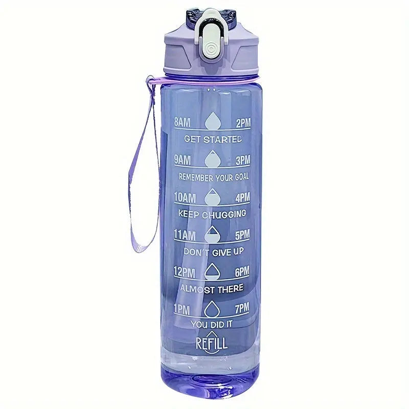 Gourde d'Eau de motivation 750ML Gourde Bottle®