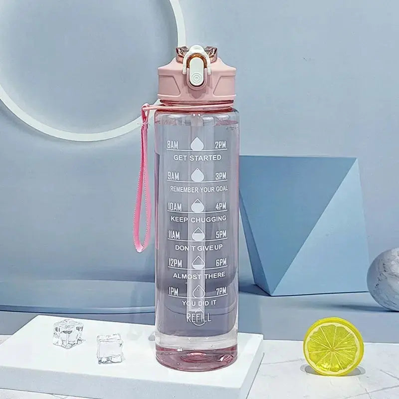 Gourde d'Eau de motivation 750ML Gourde Bottle®