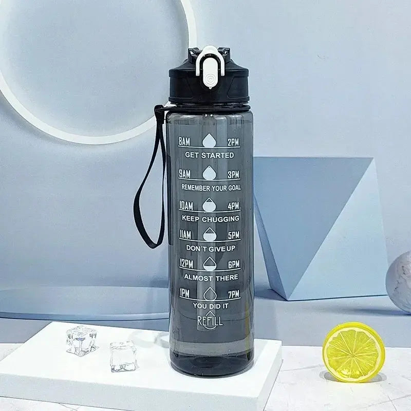 Gourde d'Eau de motivation 750ML Gourde Bottle®