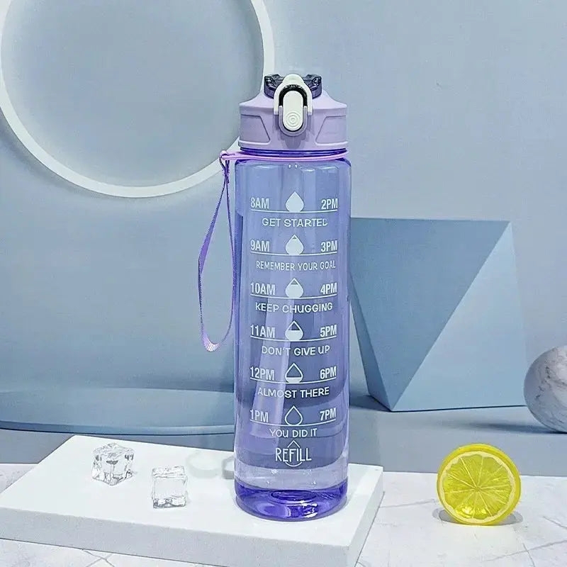 Gourde d'Eau de motivation 750ML Gourde Bottle®