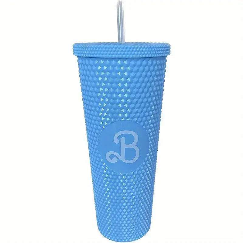 Gobelet à Motif Créatif de Durian - Gobelet en Plastique Paille 800ml - Gourde Bottle
