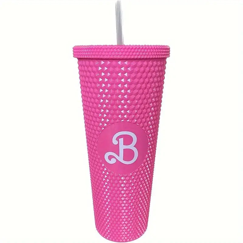 Gobelet à Motif Créatif de Durian - Gobelet en Plastique Paille 800ml - Gourde Bottle