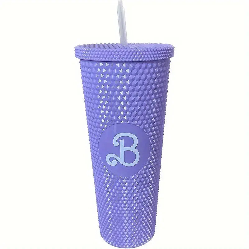 Gobelet à Motif Créatif de Durian - Gobelet en Plastique Paille 800ml - Gourde Bottle