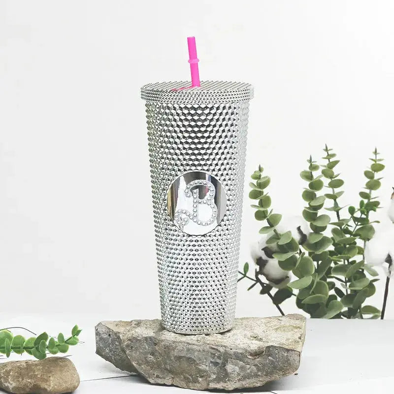 Gobelet à Motif Créatif de Durian - Gobelet en Plastique Paille 800ml - Gourde Bottle