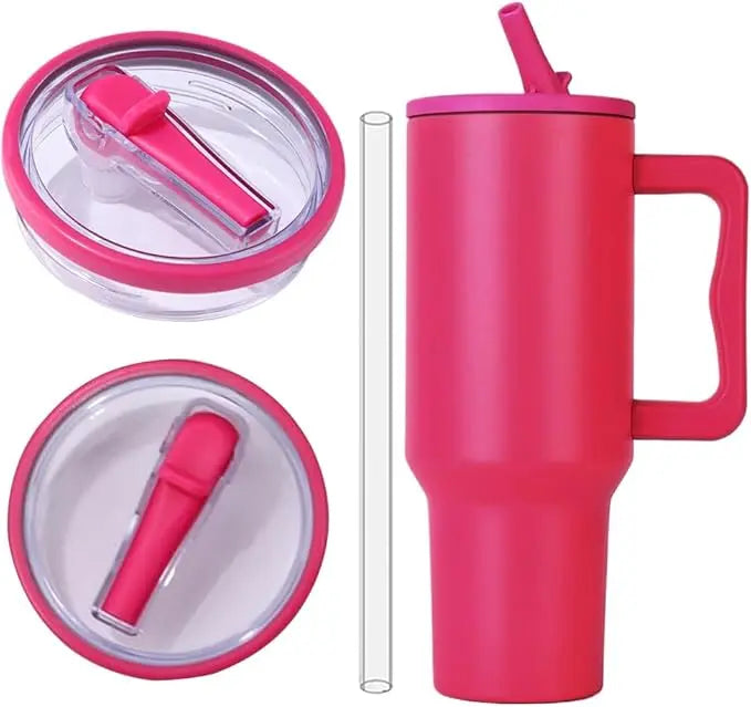 Lot 2 couvercles de remplacement avec paille pour Stanley cup et Hydro Jug 40 oz Gourde Bottle®