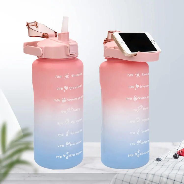 Lot de 3 gourde motivation sans bpa - gourde bottle