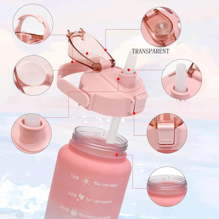 Lots de 3 gourde de motivation - gourde bottle