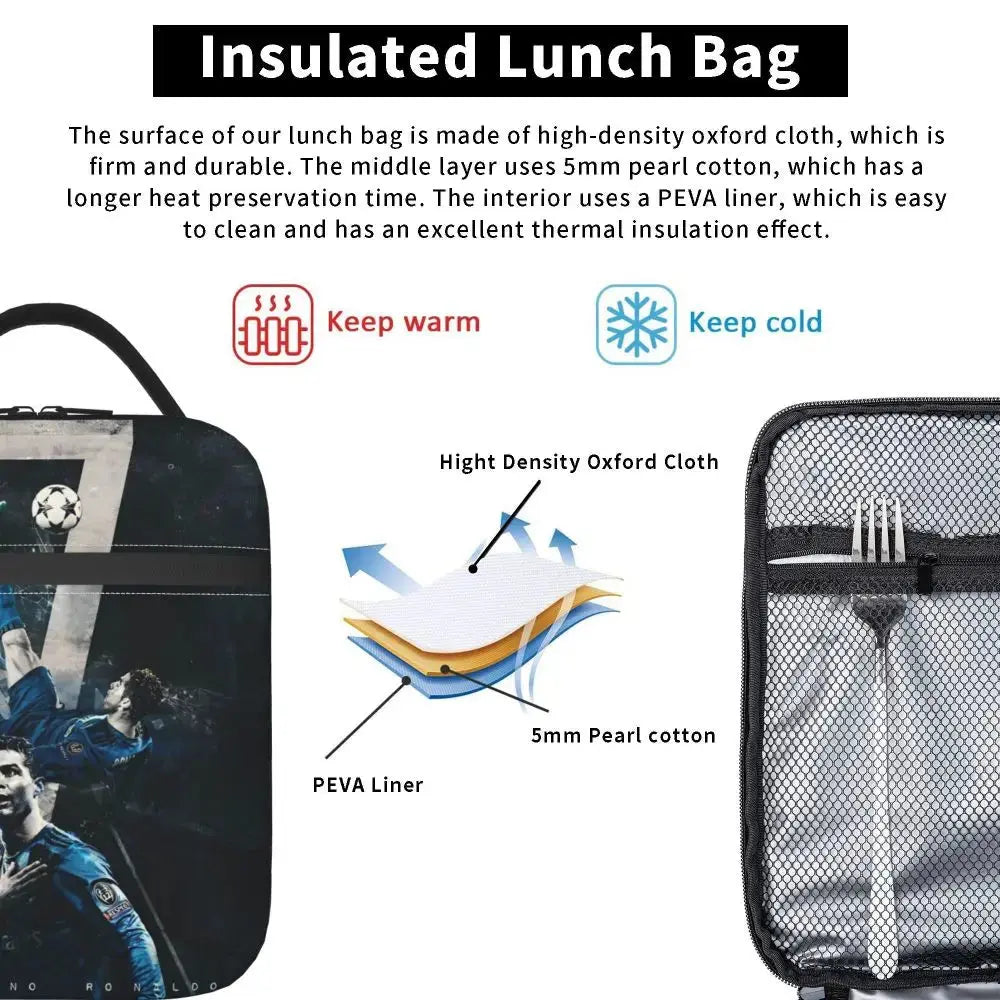 Lunch Bag Isotherme (Cristiano Ronaldo CR7) Gourde Bottle®