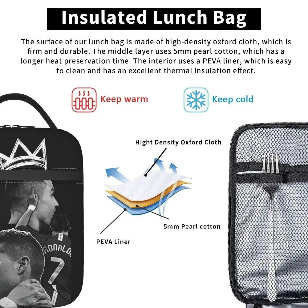 Lunch Bag Isotherme (Cristiano Ronaldo CR7) Gourde Bottle®
