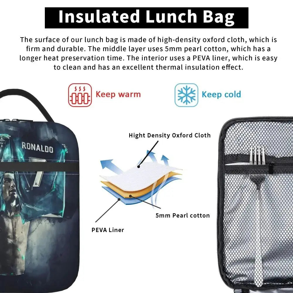Lunch Bag Isotherme (Cristiano Ronaldo CR7) Gourde Bottle®