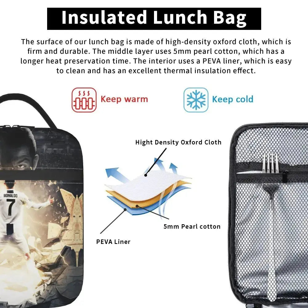 Lunch Bag Isotherme (Cristiano Ronaldo CR7) Gourde Bottle®