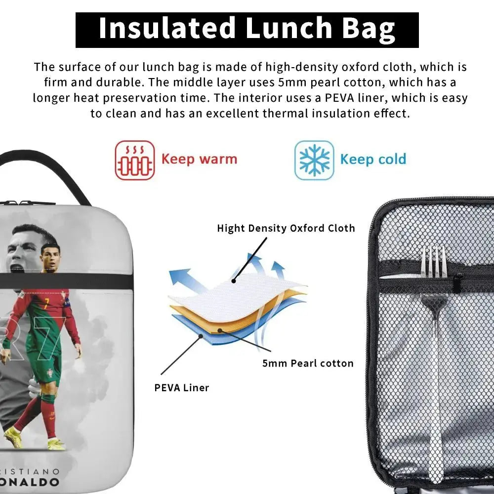 Lunch Bag Isotherme (Cristiano Ronaldo CR7) Gourde Bottle®