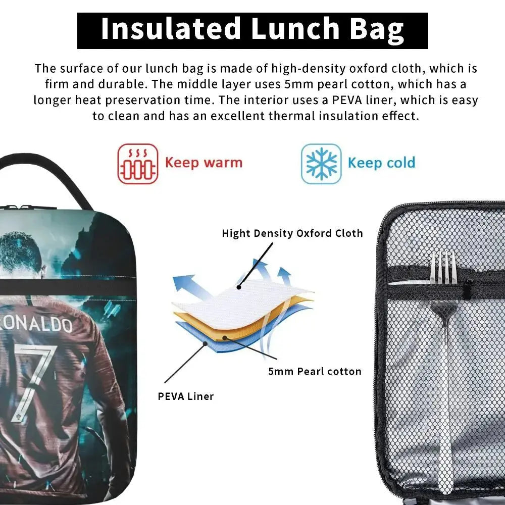 Lunch Bag Isotherme (Cristiano Ronaldo CR7) Gourde Bottle®