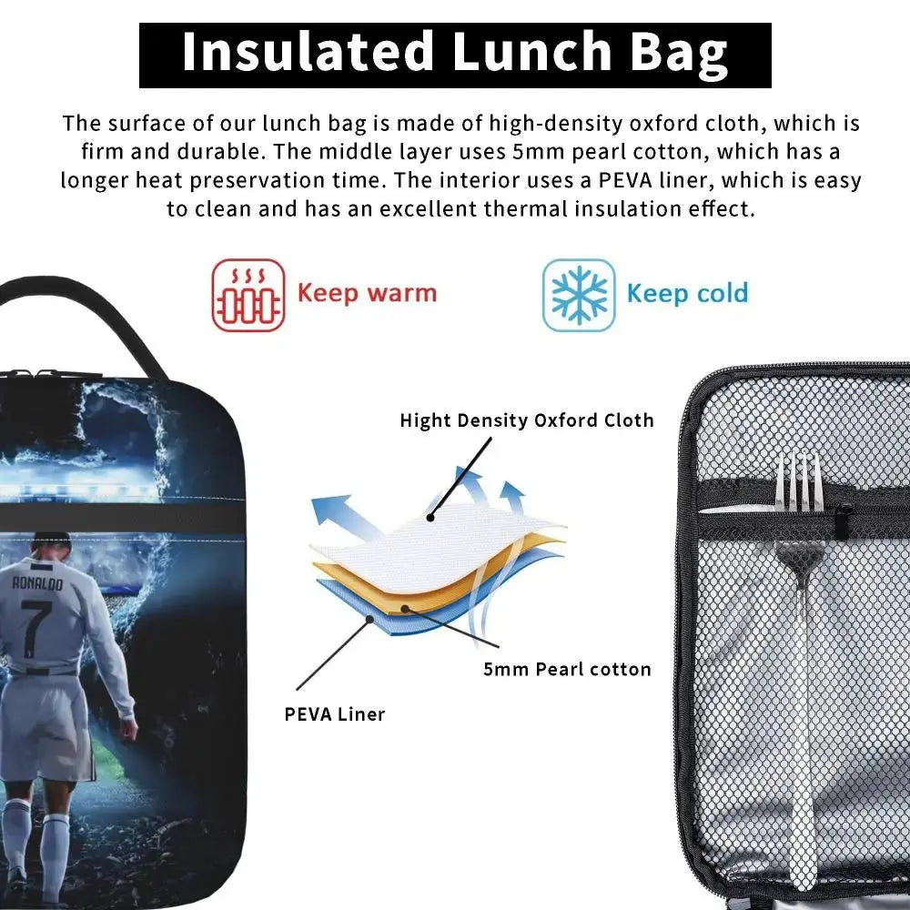 Lunch Bag Isotherme (Cristiano Ronaldo CR7) Gourde Bottle®
