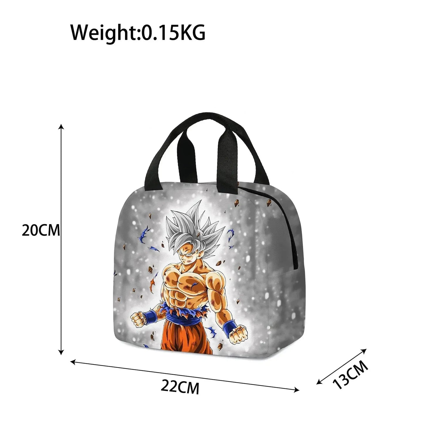 Lunch Bag pour Enfant Dragon Ball Z, Sac Isotherme Dragon Ball Z , Sac à Lunch Isotherme Dragon Ball Z 3D Gourde Bottle®