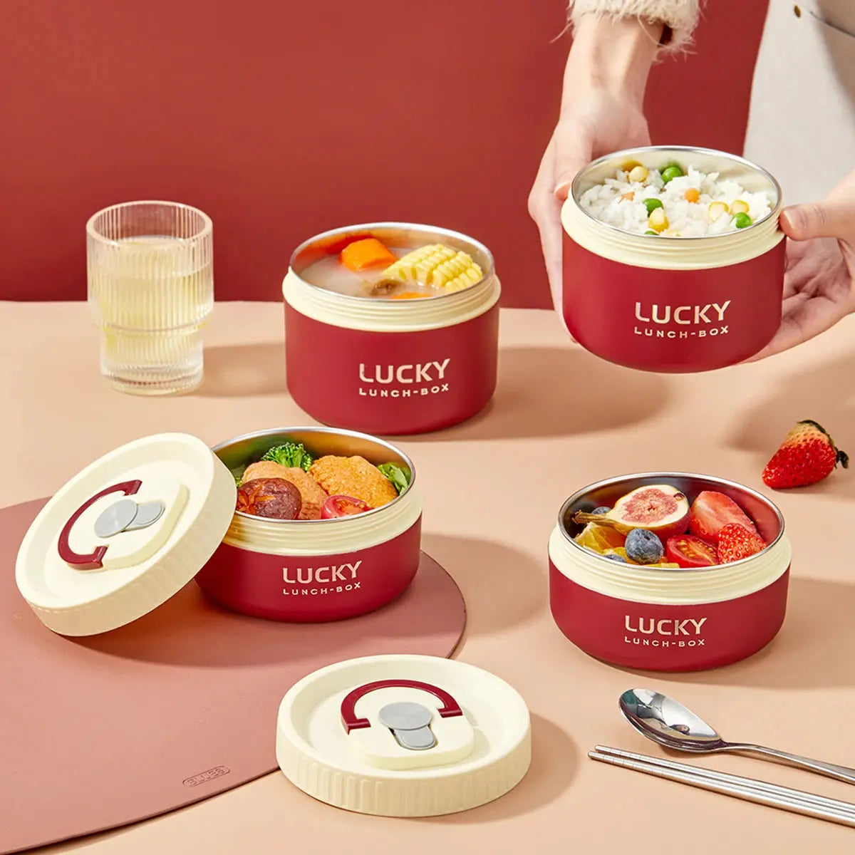 Lunch Box LUCkY - Boîte à lunch thermique LUCKY - Gourde Bottle®