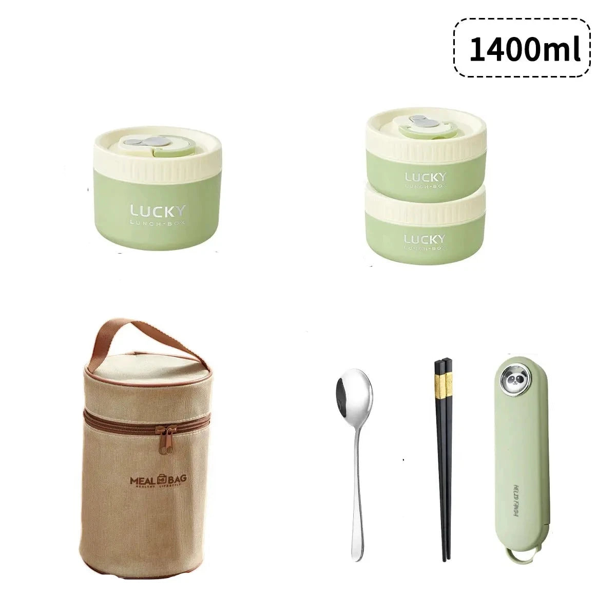 Lunch Box LUCkY - Boîte à lunch thermique LUCKY - Gourde Bottle®