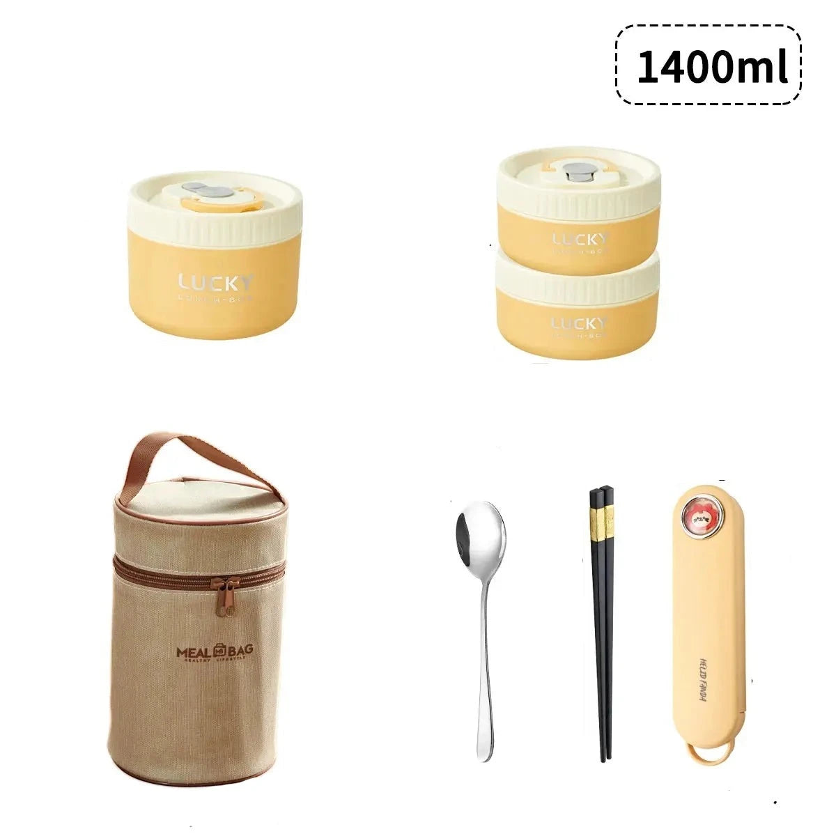 Lunch Box LUCkY - Boîte à lunch thermique LUCKY - Gourde Bottle®