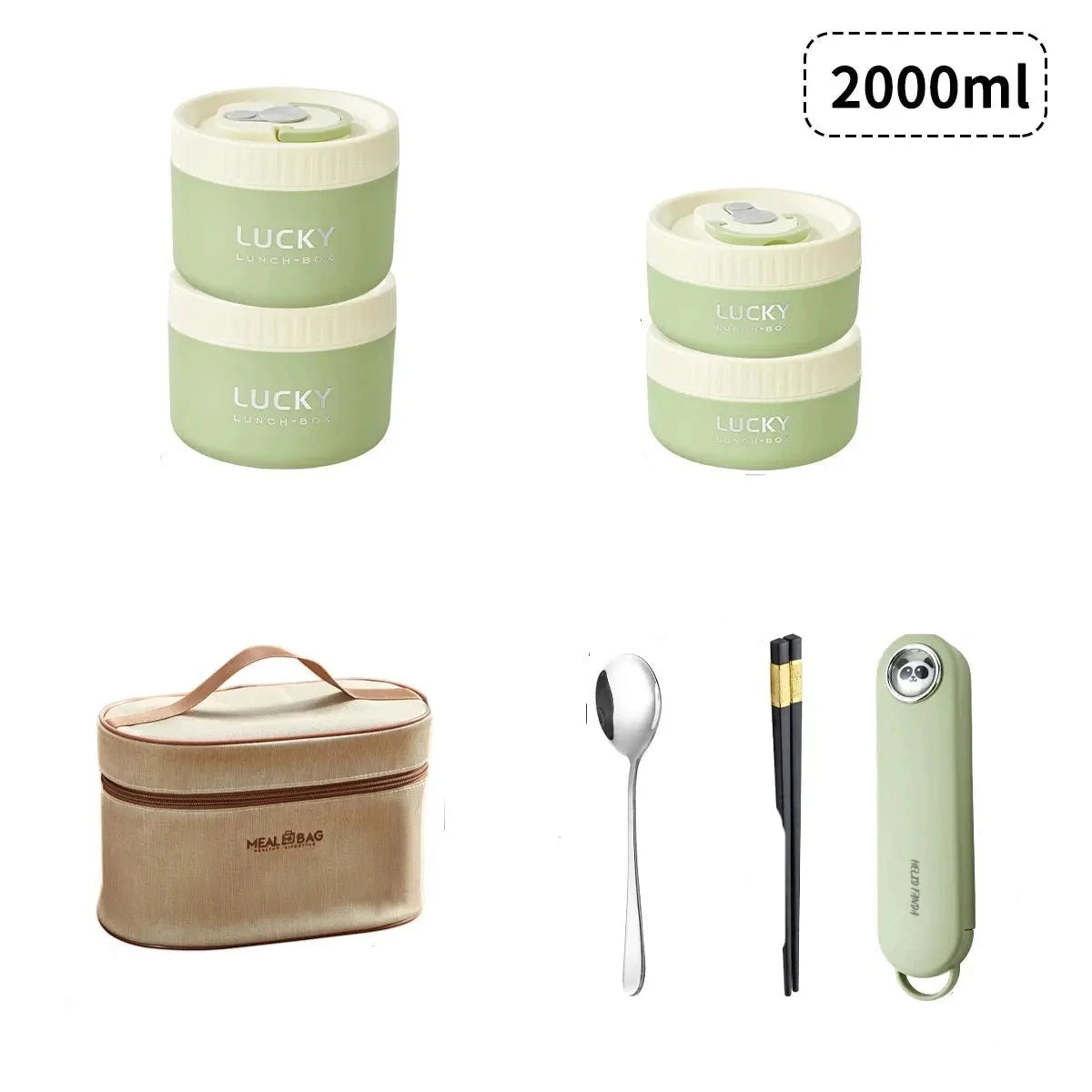 Lunch Box LUCkY - Boîte à lunch thermique LUCKY - Gourde Bottle®
