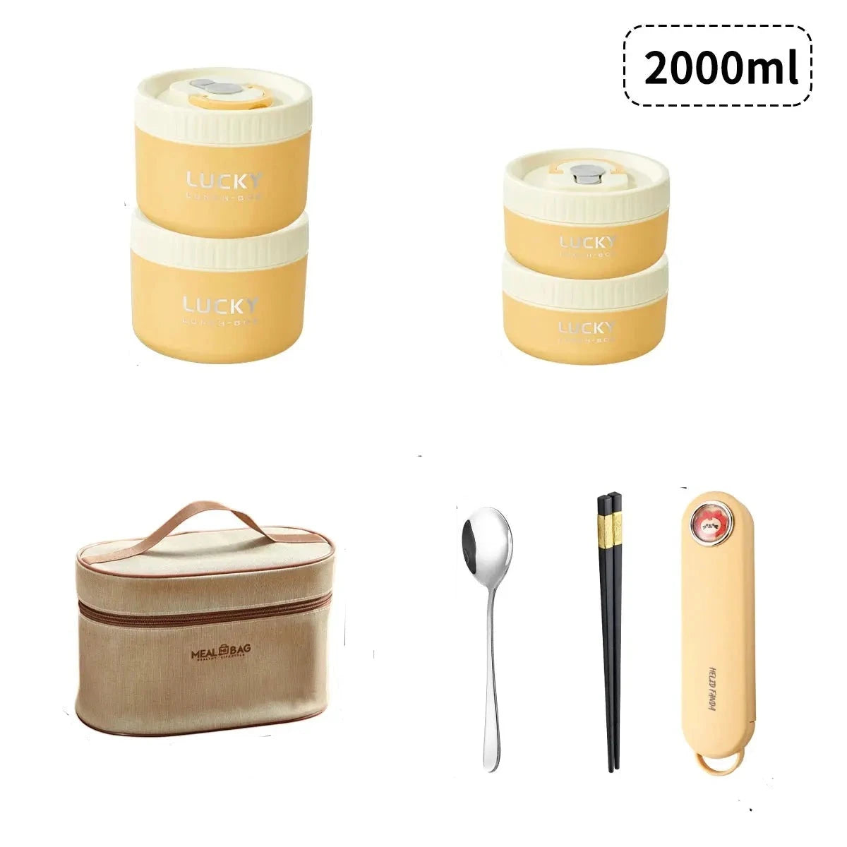 Lunch Box LUCkY - Boîte à lunch thermique LUCKY - Gourde Bottle®