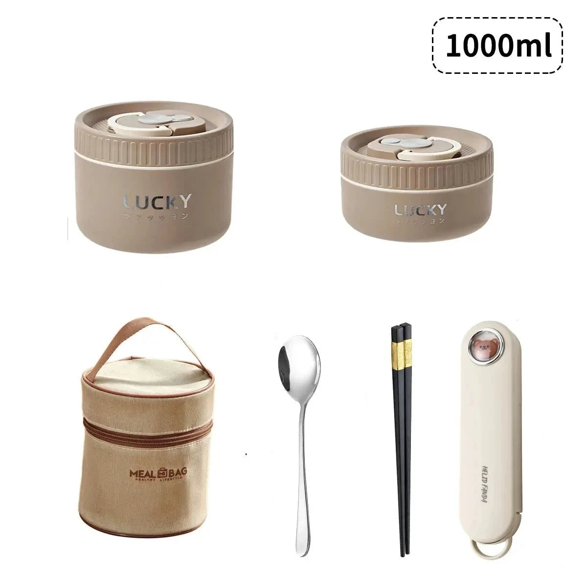 Lunch Box LUCkY - Boîte à lunch thermique LUCKY - Gourde Bottle®