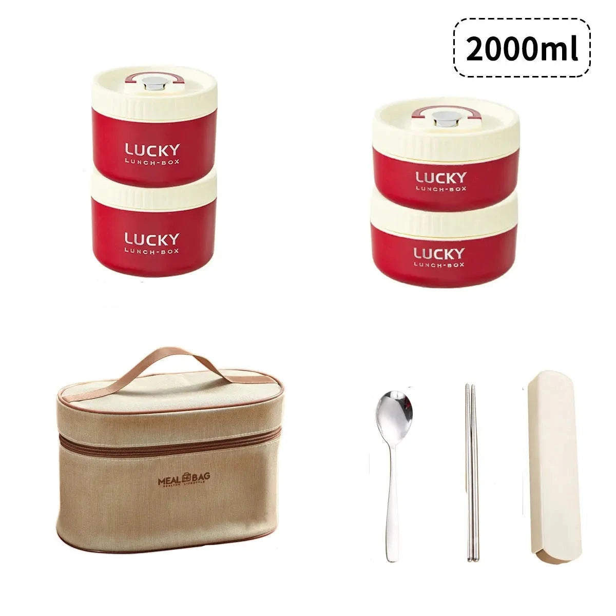 Lunch Box LUCkY - Boîte à lunch thermique LUCKY - Gourde Bottle®