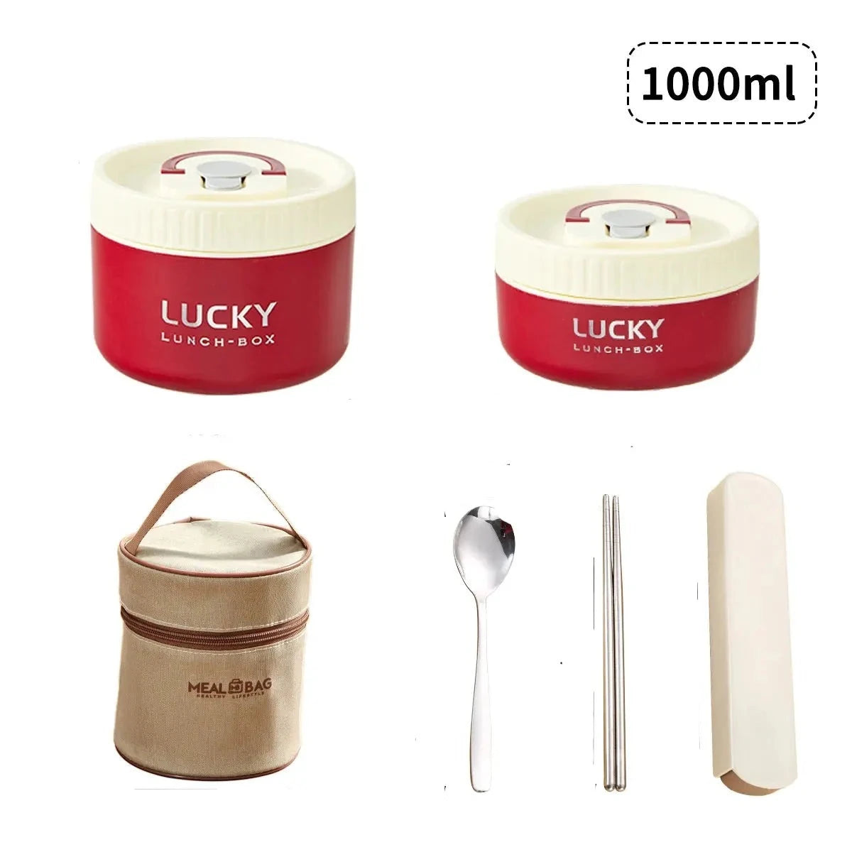 Lunch Box LUCkY - Boîte à lunch thermique LUCKY - Gourde Bottle®