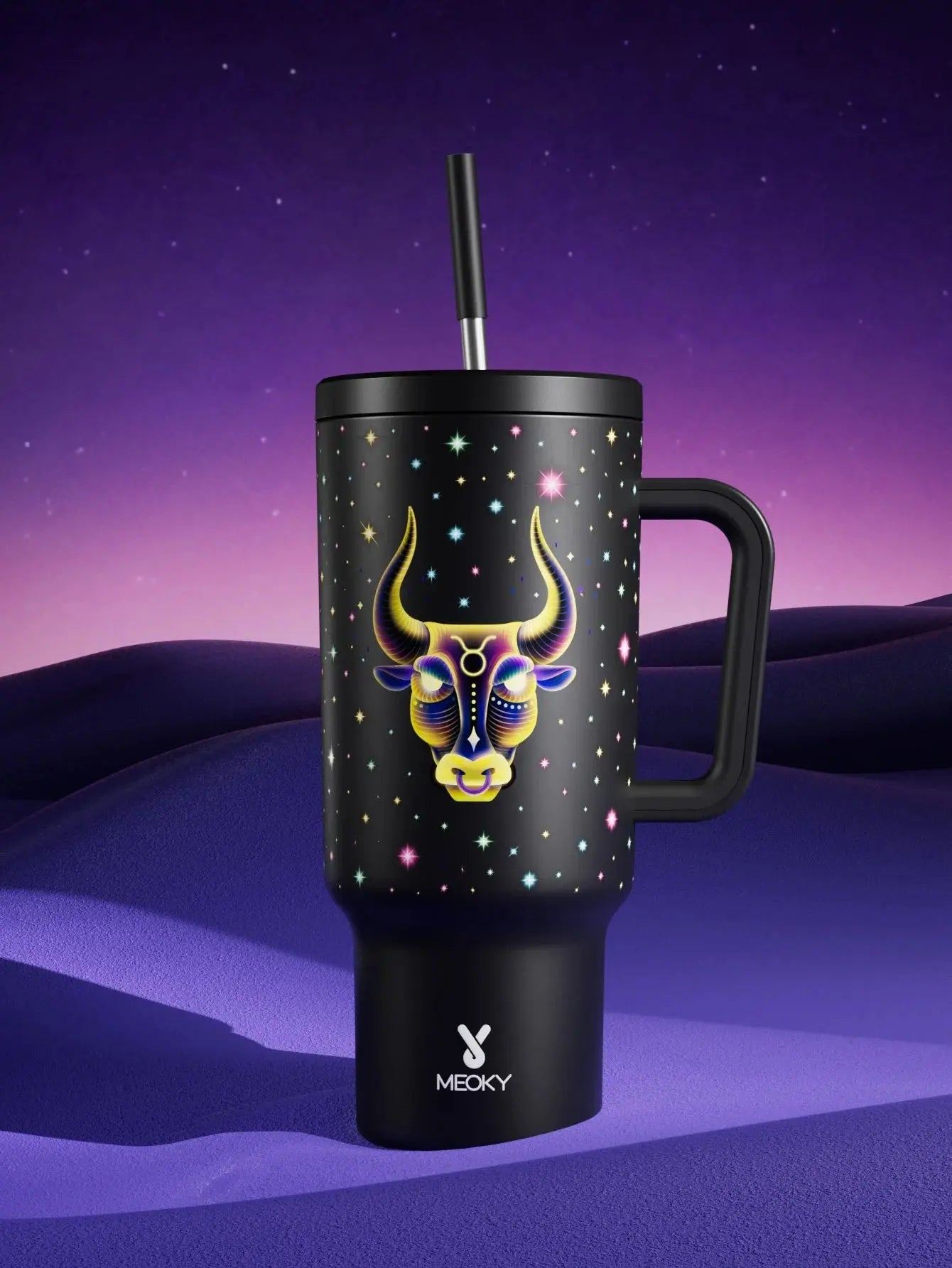 Meoky Cup Zodiac Signs 40oz (Tumbler) Gourde Bottle®