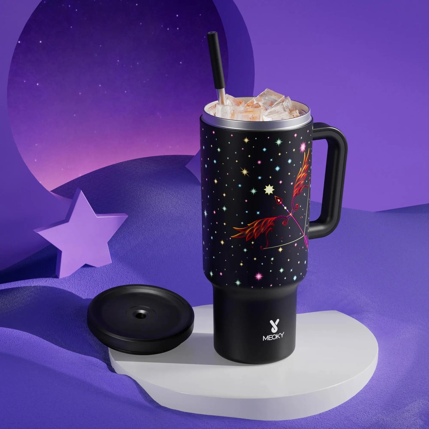 Meoky Cup Zodiac Signs 40oz (Tumbler) Gourde Bottle®