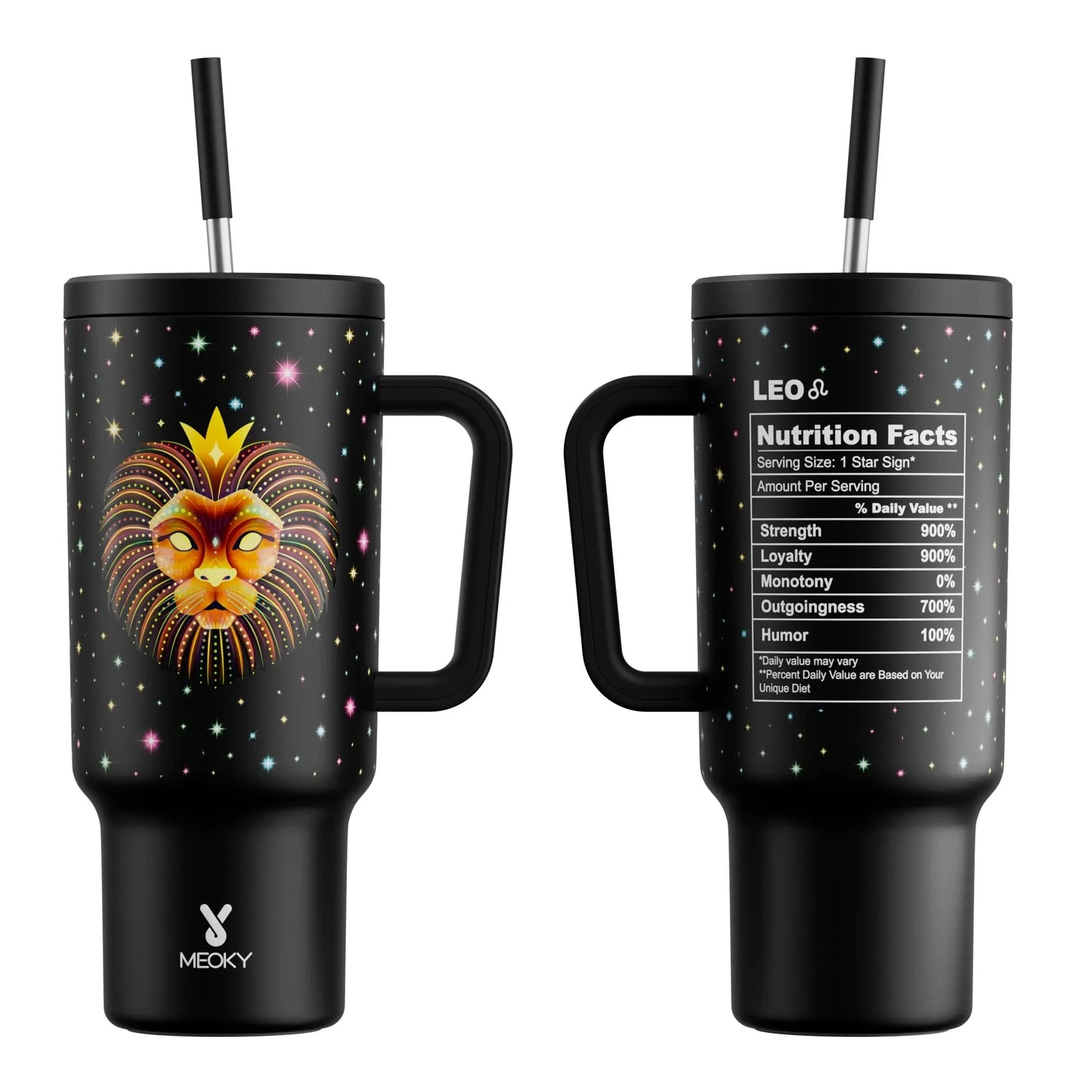Meoky Cup Zodiac Signs 40oz (Tumbler) Gourde Bottle®
