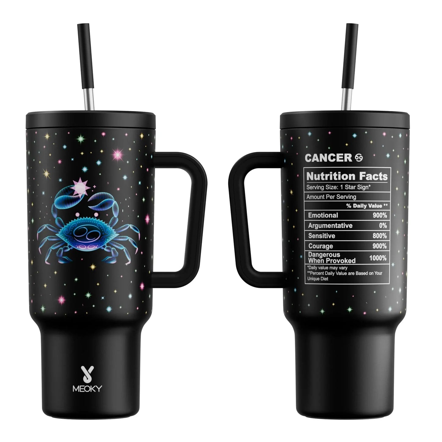 Meoky Cup Zodiac Signs 40oz (Tumbler) Gourde Bottle®